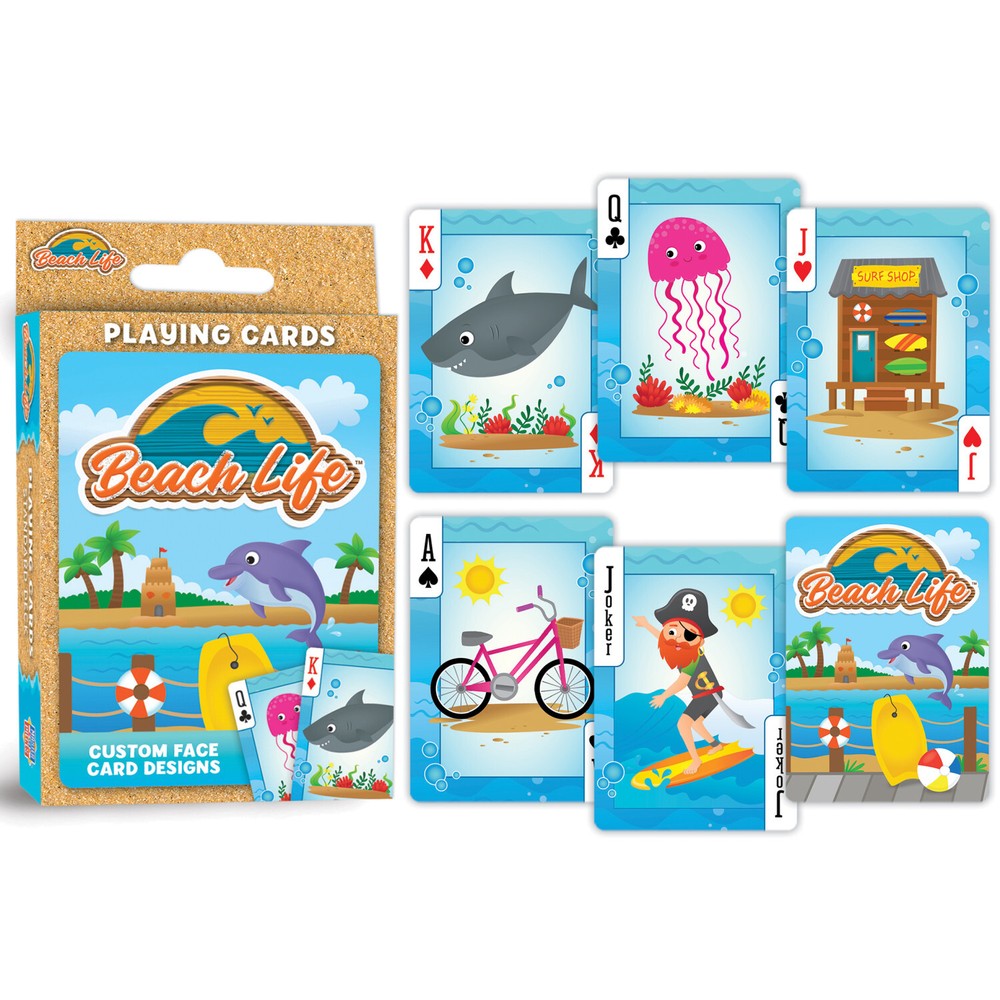 MasterPieces - Beach Life Playing Cards - 54 Card Deck