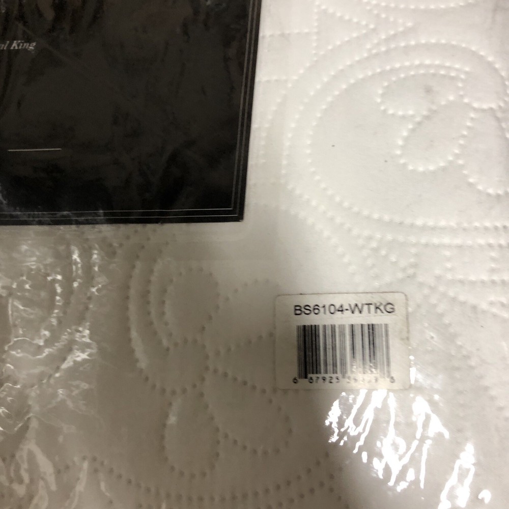 Basic Choice 3-Piece Light Weight Oversize Quilted Coverlet Set King New