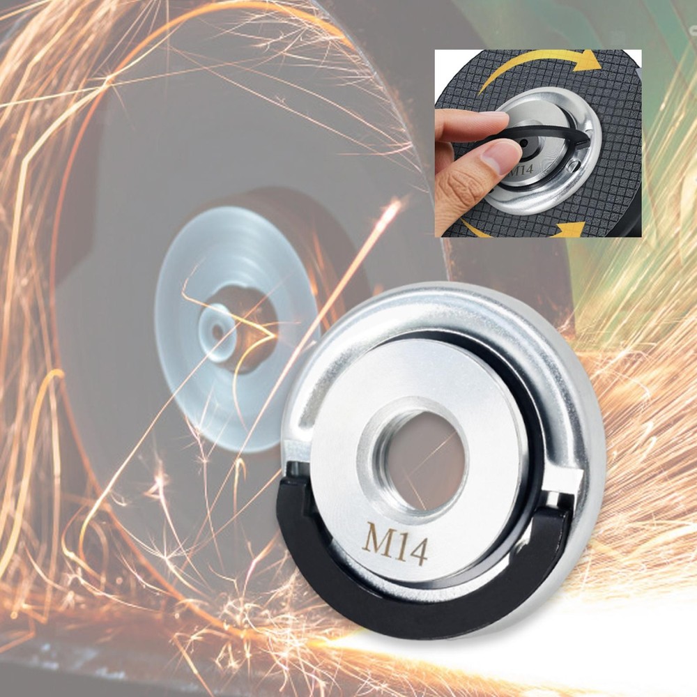 M14 Self Locking Pressure Plate Quick Release Nut Locking Retaining Flange Nut