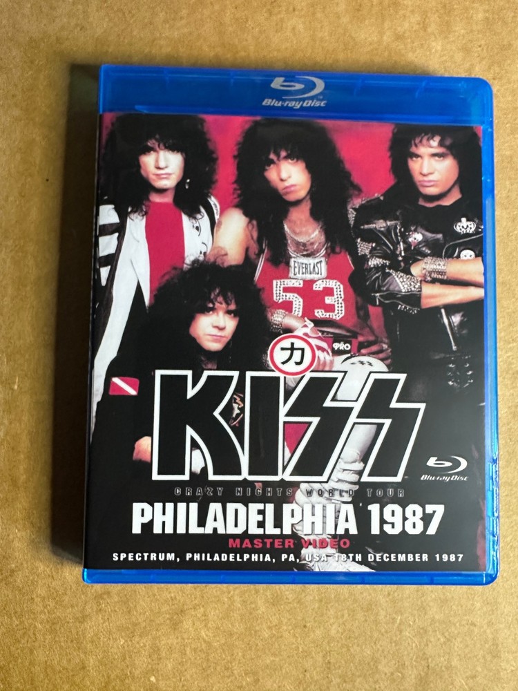 KISS - Philadelphia 1987 Crazy Nights Live Blu-ray Remaster Paul Stanley Gene