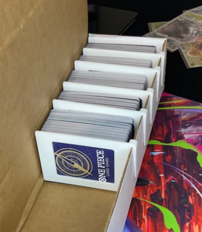 Card Divider with Retaining Clip Horizontal & Vertical Orientation