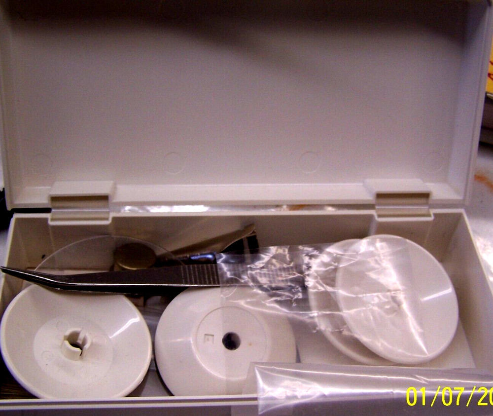 used Elna Lock Pro 4 DC Overlock Serger Machine plus Accessories powers up