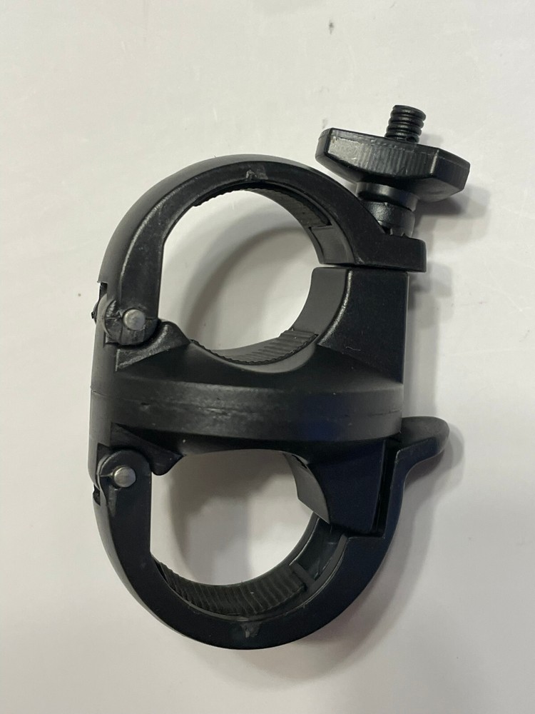 Universal Bicycle Flashlight Mounting Bracket - Black, Adjustable (1pc)