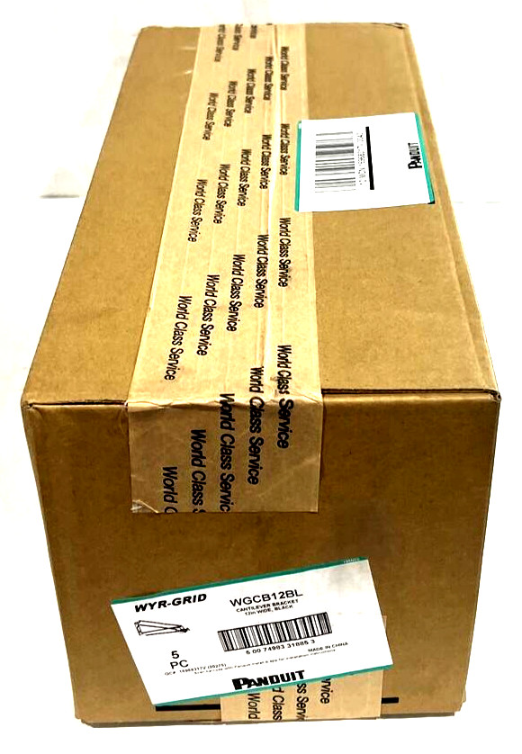 Panduit WGCB12BL Wyr-Grid Cable Bracket