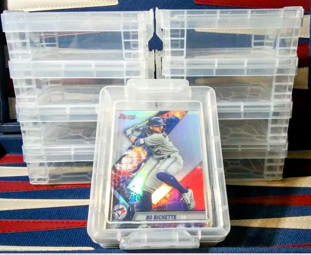 Card Storage Box Vaults (6-Boxes) FOR SLEEVED CARDS (Each Holds 50) 🏆 STACKABLE