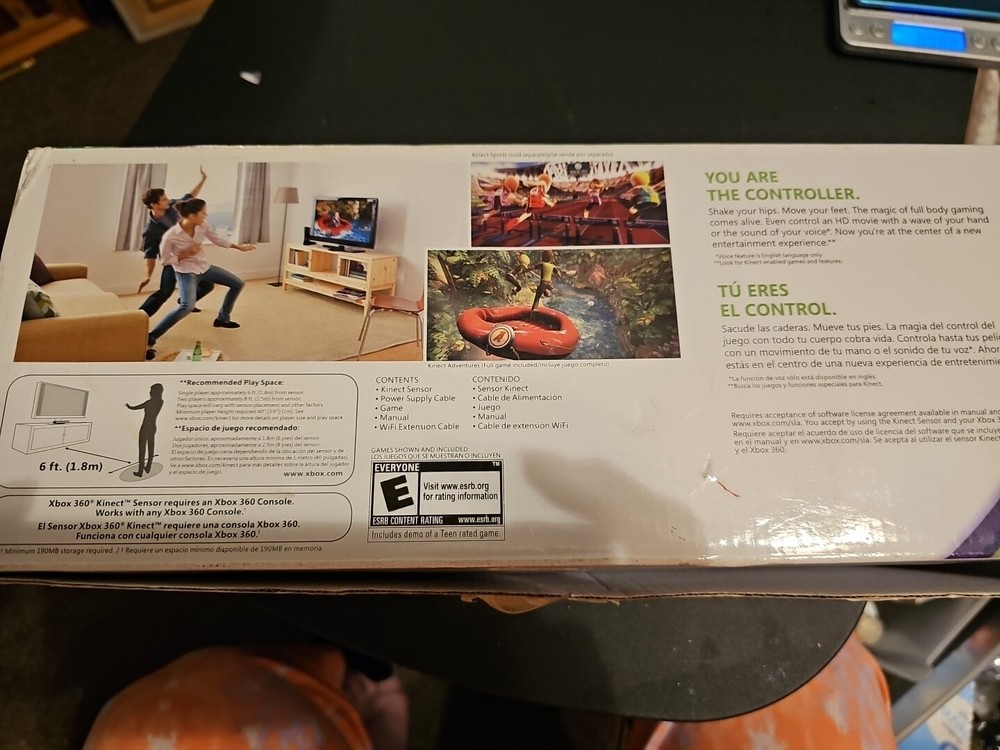 Microsoft LPF-00068 Motion Sensing Gaming Sensor KINECT Xbox 360 Model #1414