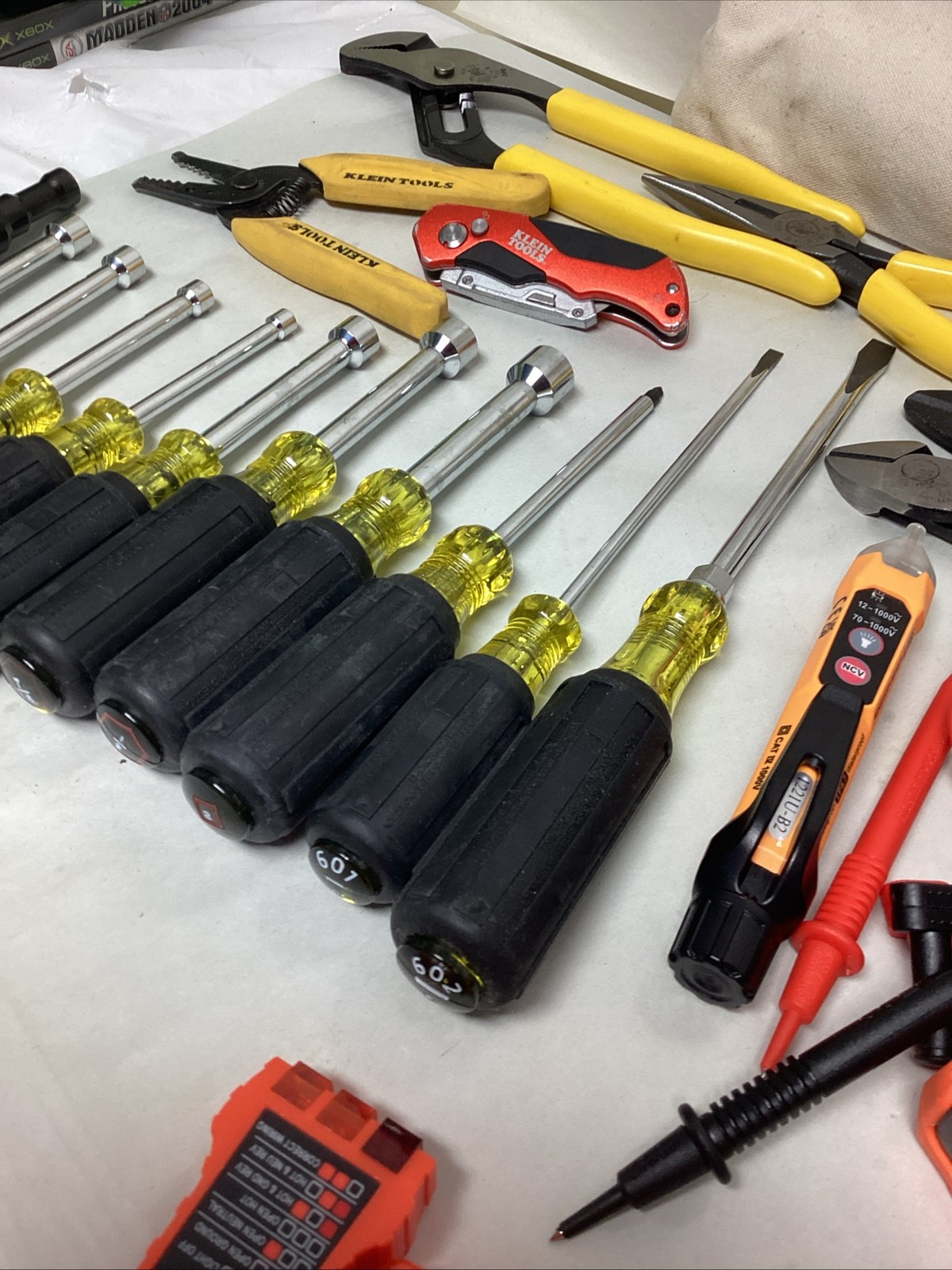 Lot of Electrician Klein Tools -Mixed Tools- Free Shipping