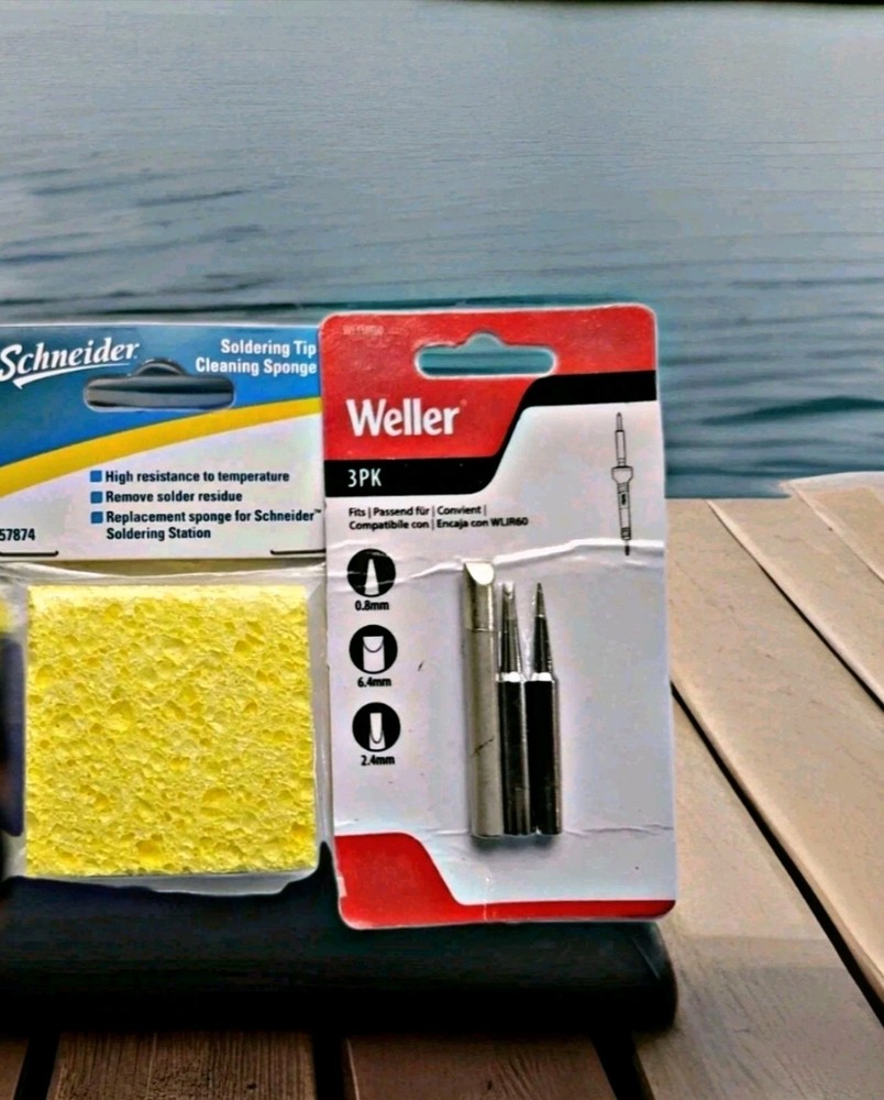 Weller Tips Soldering .3pc /1 Schneider Cleaning Sponge Replacement .