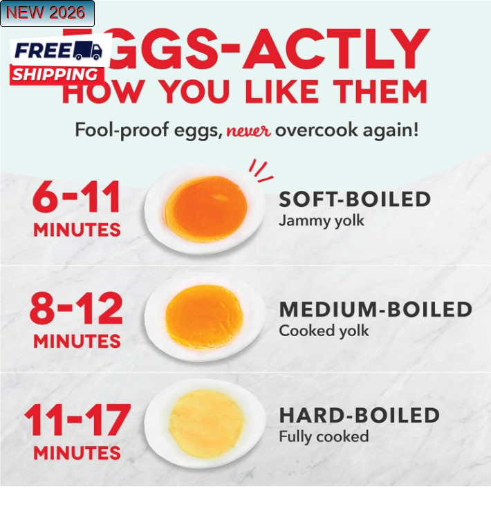 Electric Rapid Egg Cooker for Hard Boiled/Poached/Scrambled Eggs or Omelets