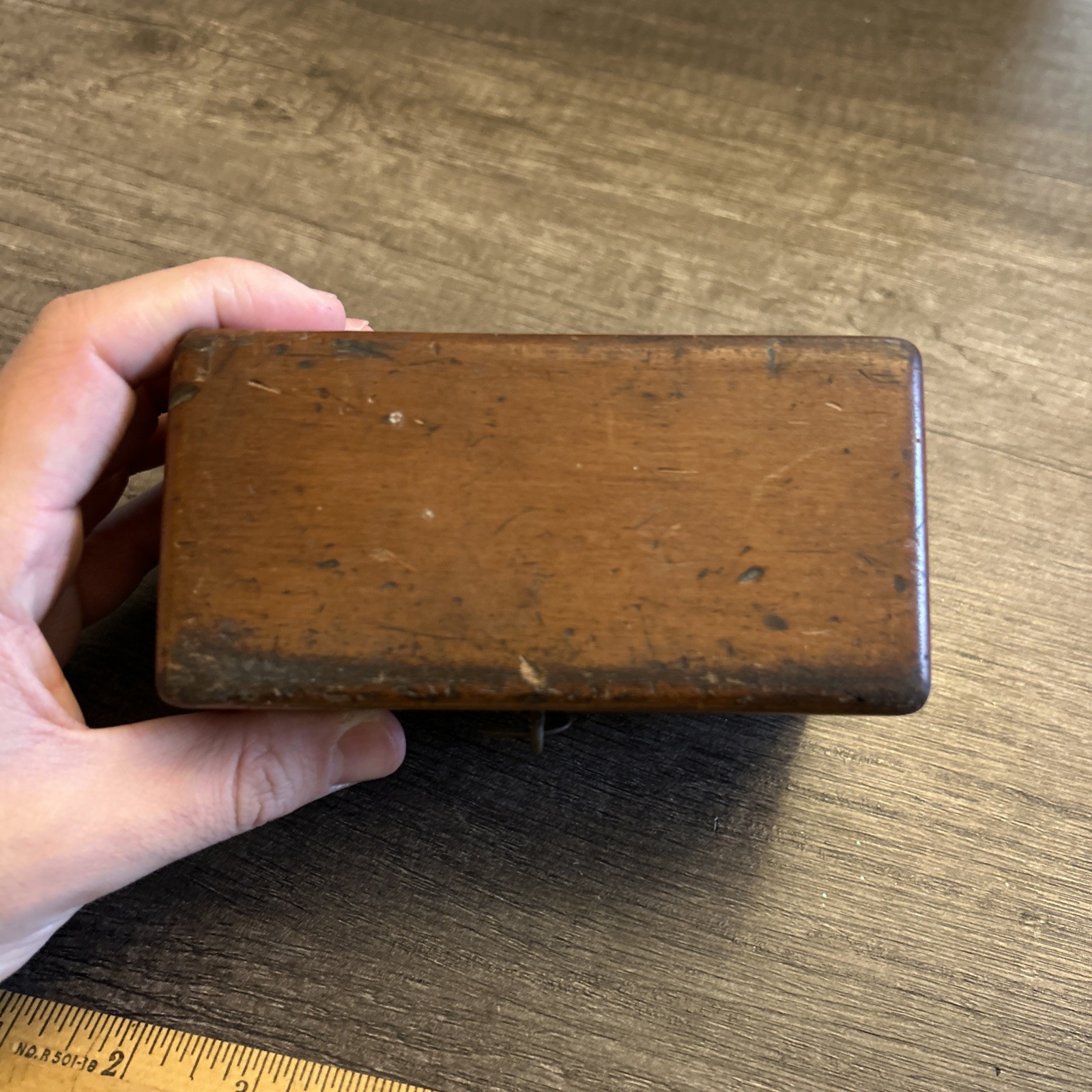 Vintage Brown & Sharpe Bench Micrometer with Wooden Box