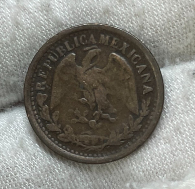 1904 m Mexico One Centavo Coin