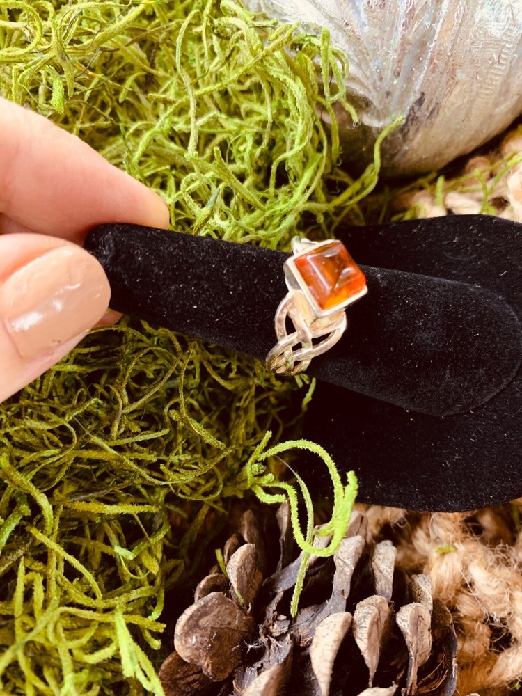 Baltic Amber Woman's Ring ( 7- 9 Sizes)