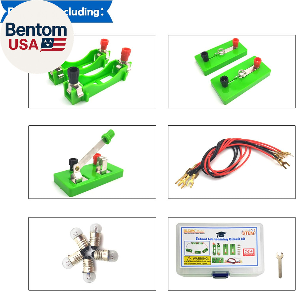 Physics Science Lab Learning Circuit Kit,Electricity Experiment Set,Building Cir