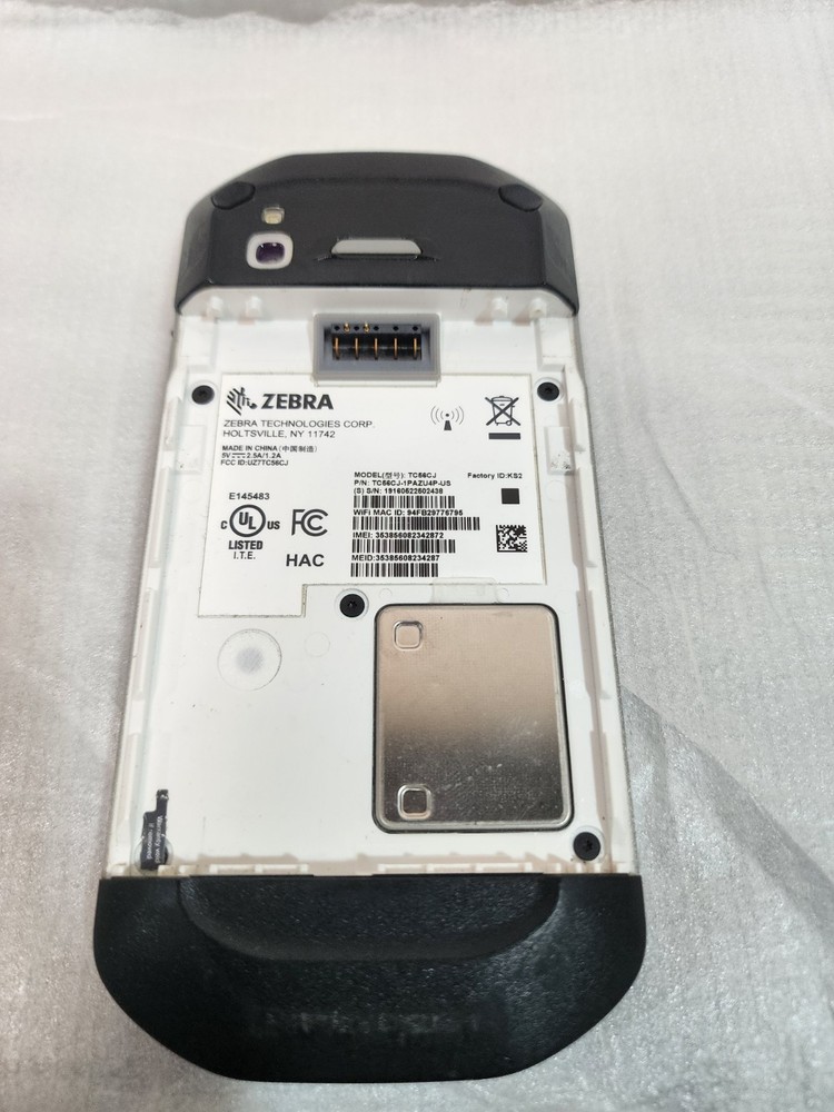 Zebra TC56 Android Wireless 1D/2D/QR Barcode Scanner Android 8.1 (Plus Charger)