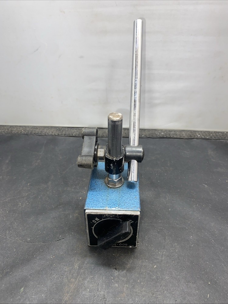 Fowler 52-585-010 Magnetic Base Indicator Holder- Blue base