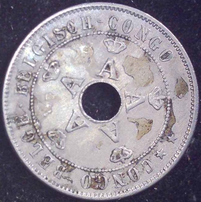 Belgian Congo - 1911 - 20 Centime - KM19