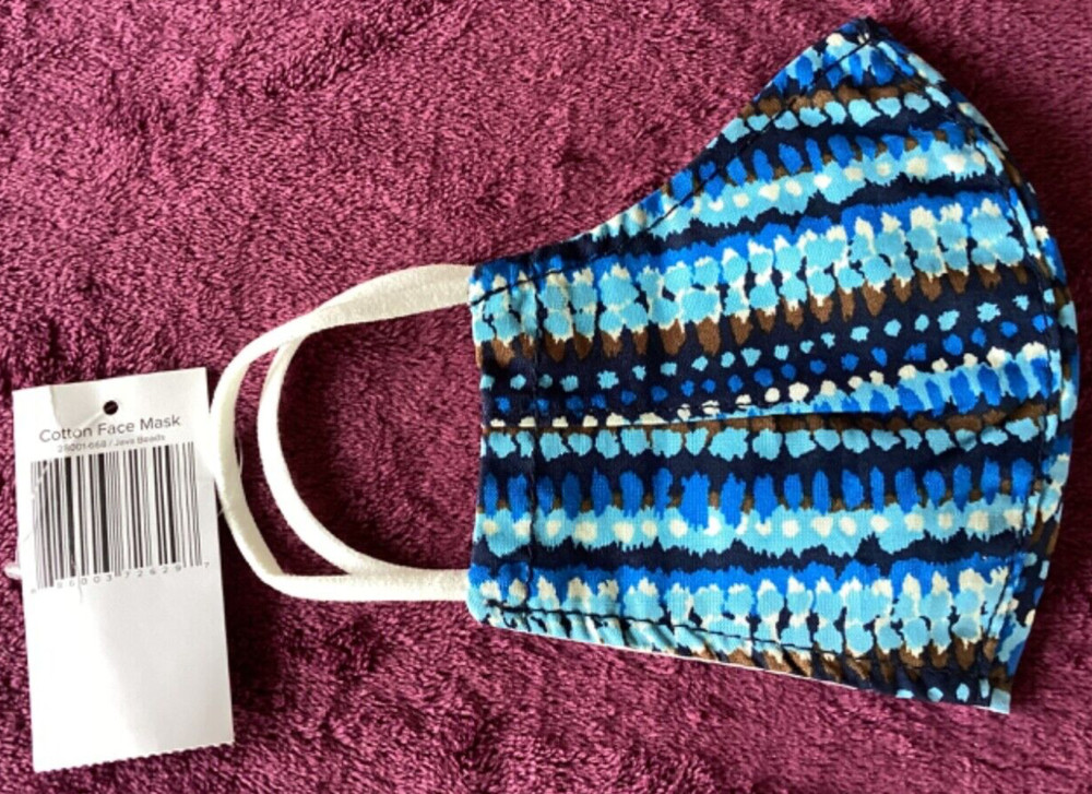 NWT Vera Bradley JAVA BEADS Non Medical Cotton Face Mask