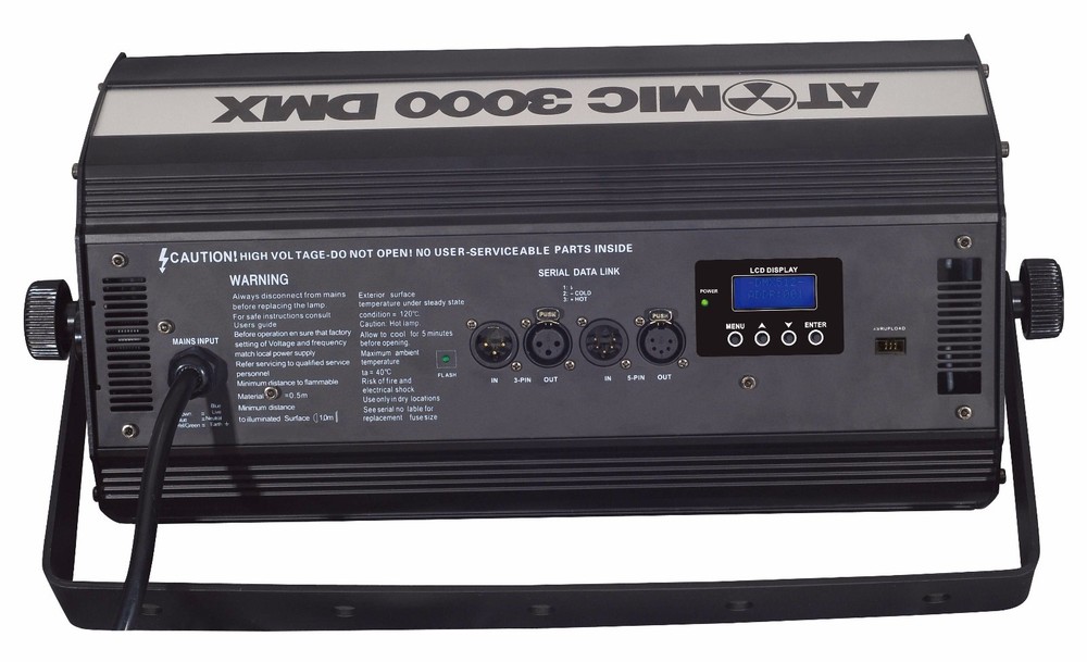 110V Atomic 3000W strobe martin dmx512 Dipswithces flash strobe dj lighting