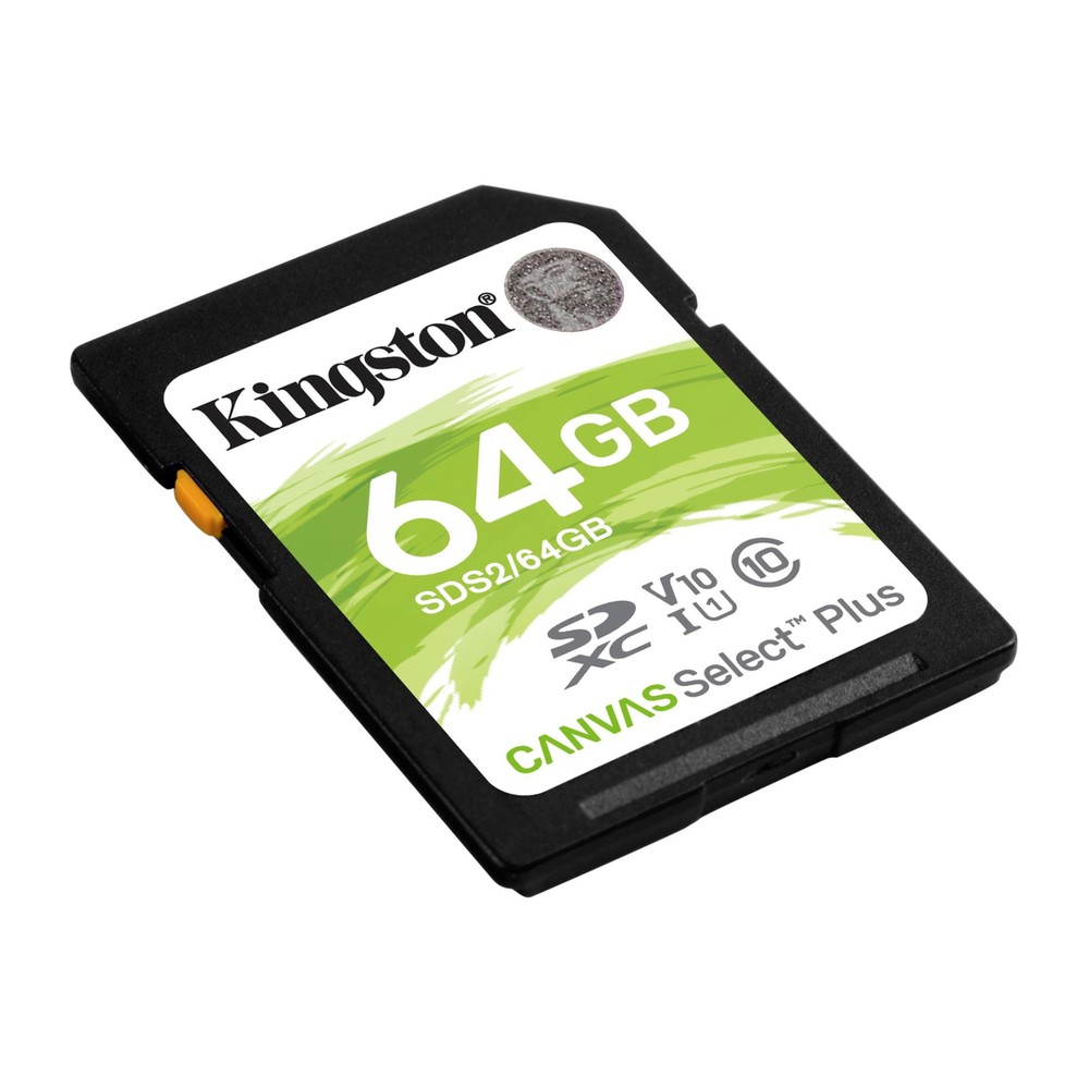 Kingston 64GB SDHC Canvas Select Plus Memory Card 2 Pack with Card Reader Bundle