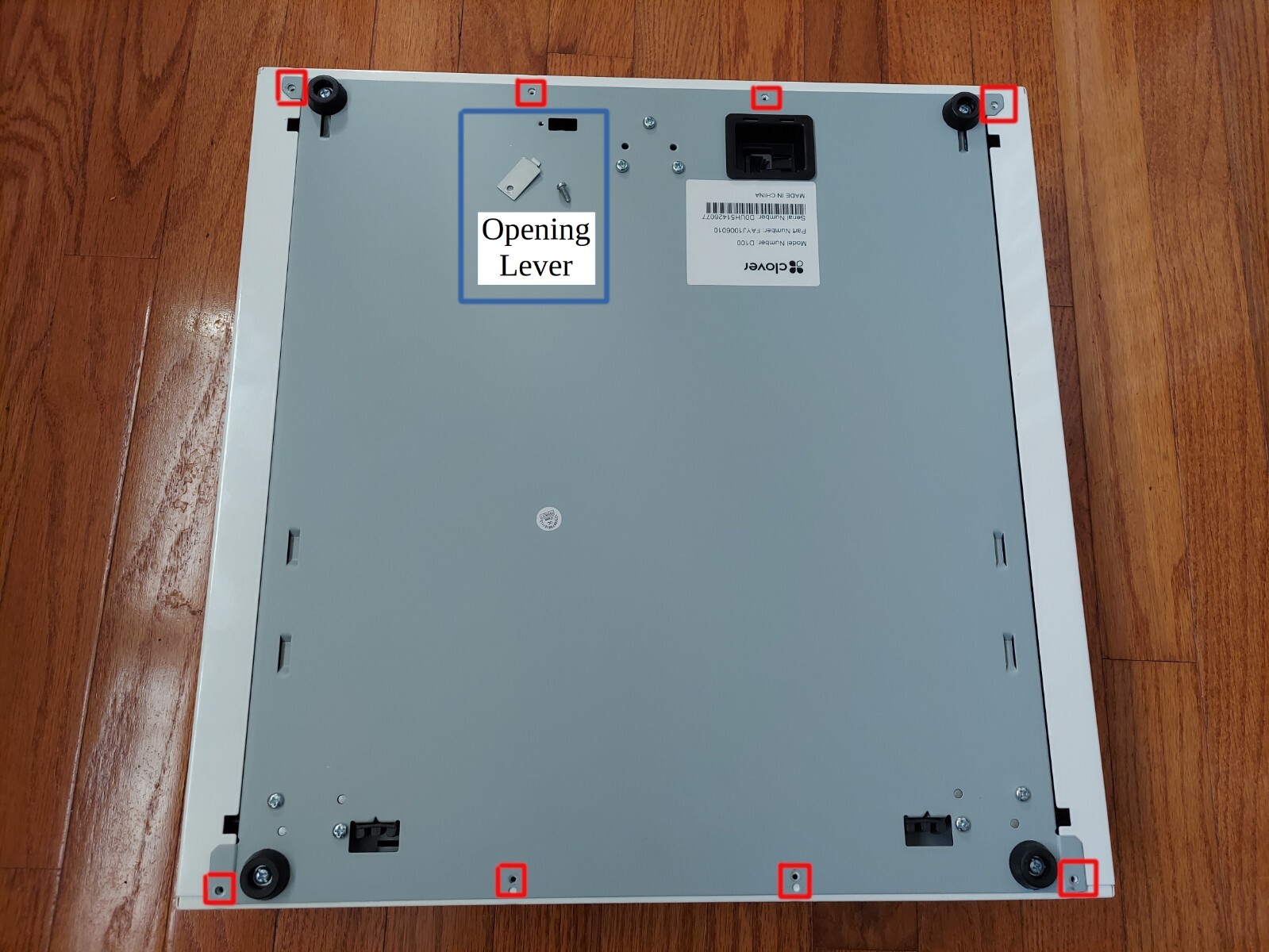 Cash Drawer Lock & Keys - Fits Clover D100 to Replace Codes A001 thru A200