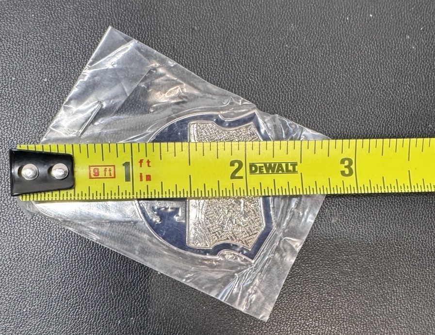 CT PAC Motorcycle Emblem Silver