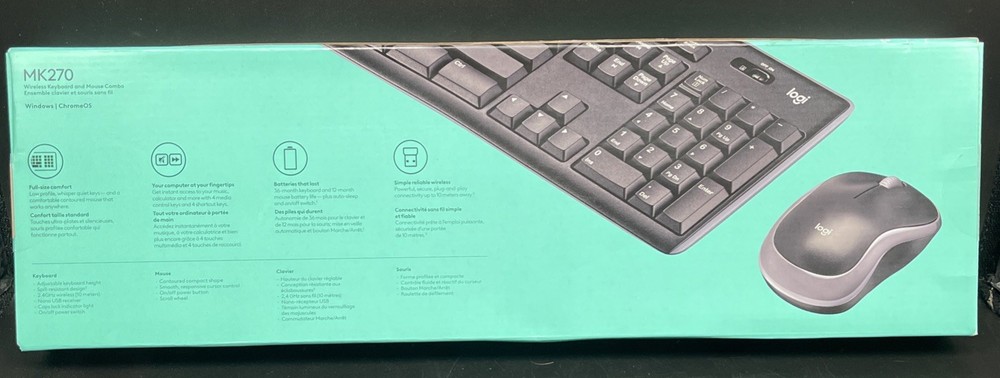 Logitech MK270 Wireless Keyboard and Mouse Combo - 920-008813