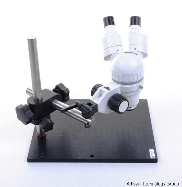 Stereomicroscope Mounted on Platform and Stand