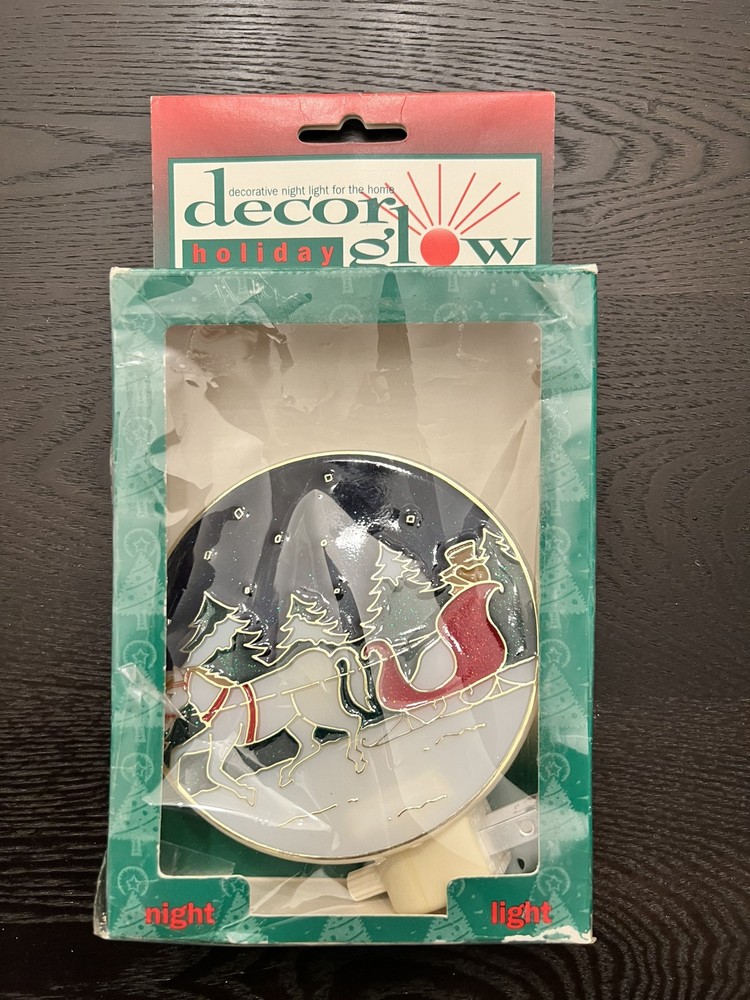 NOS Decor Glow Holiday Night Light