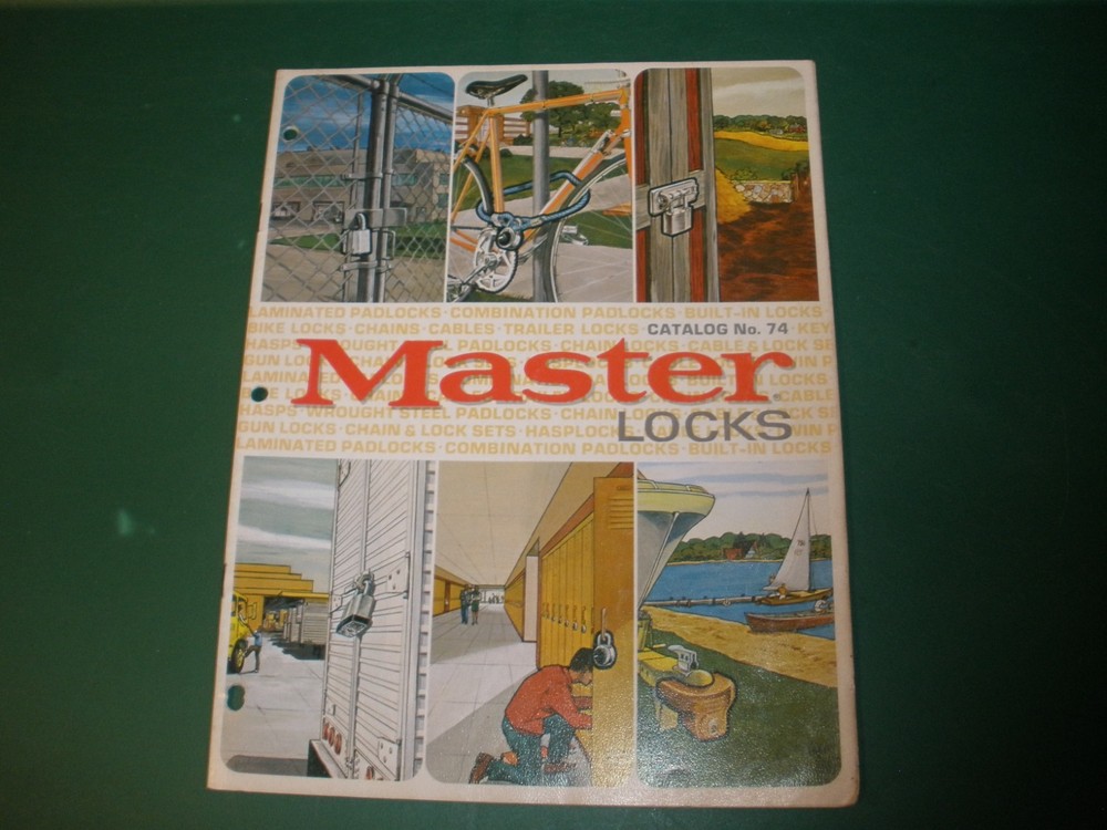 Vintage Master Locks Catalog No 74 (R3)