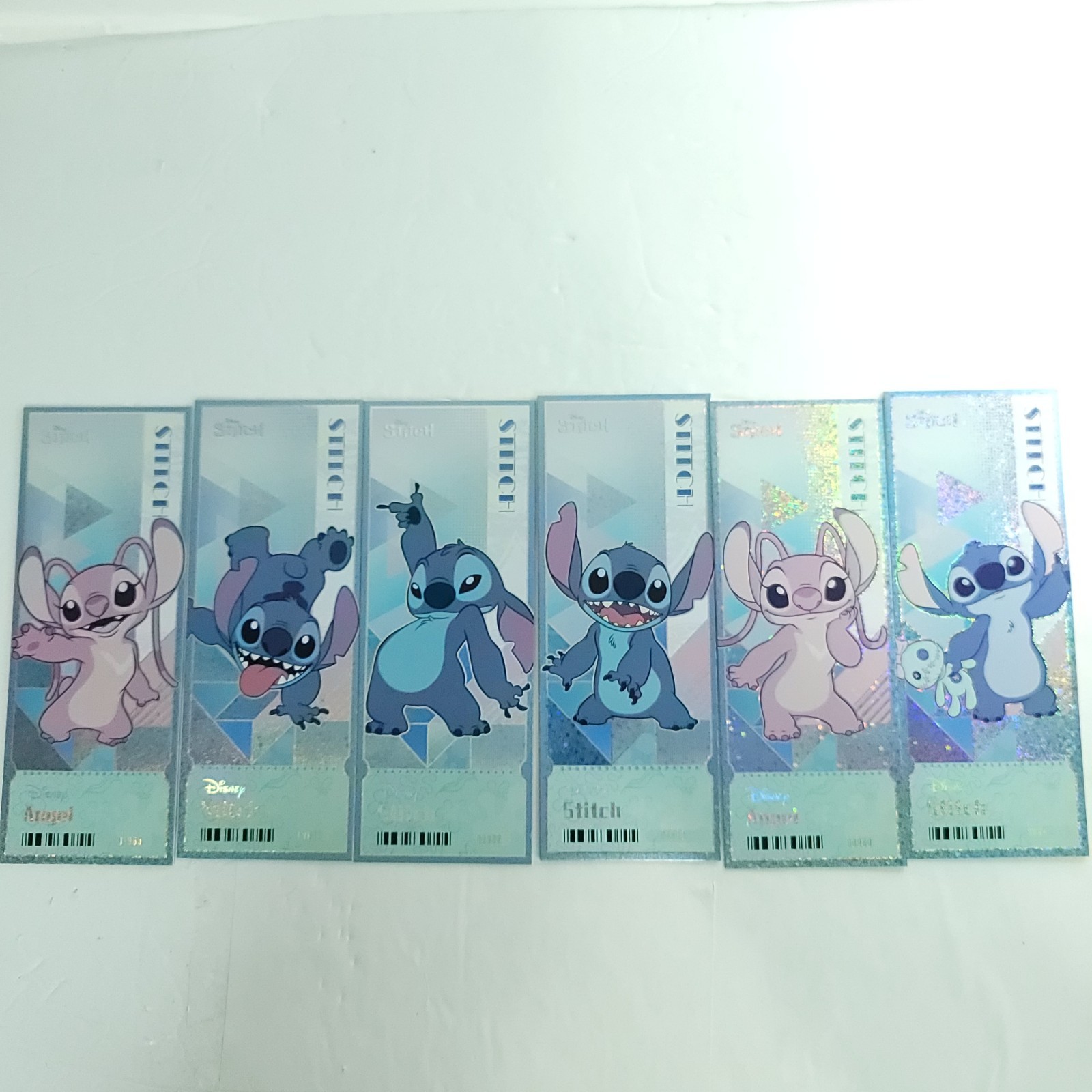 2024 Kakawow DISNEY Stitch Large Ticket Jumbo Trading Card Limited Lot Of 6