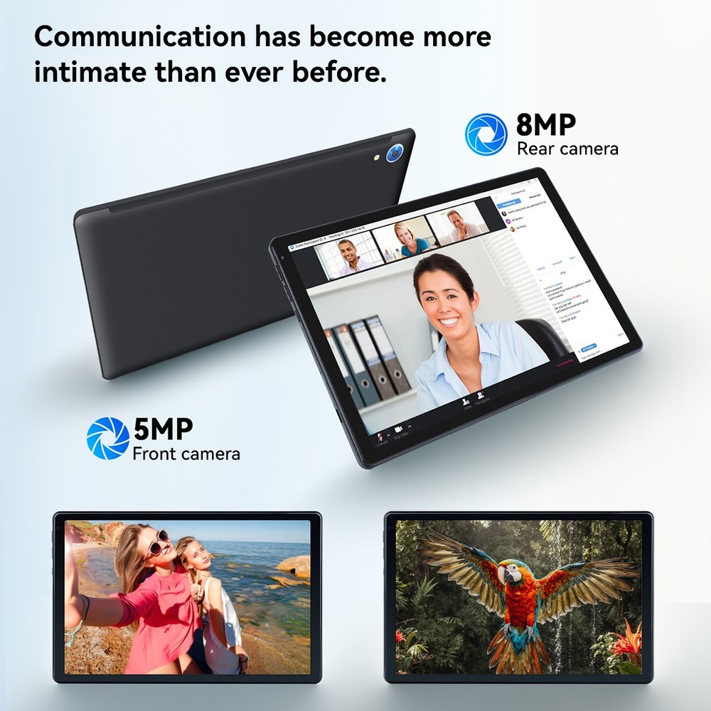10.1" Android 15 Tablet 24GB+128GB IPS Touchscreen Octa-core Processor Wi-Fi 6