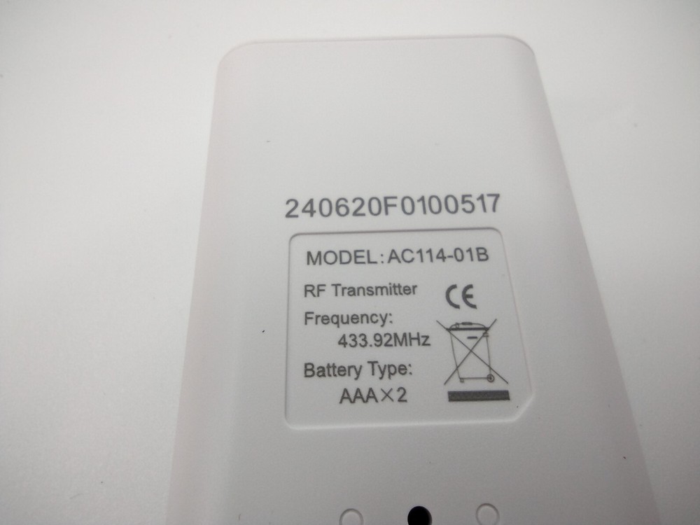 Hand-Held Emitter AC114 - 01B(RF) Blinds Controller for Motorized Roller Shades