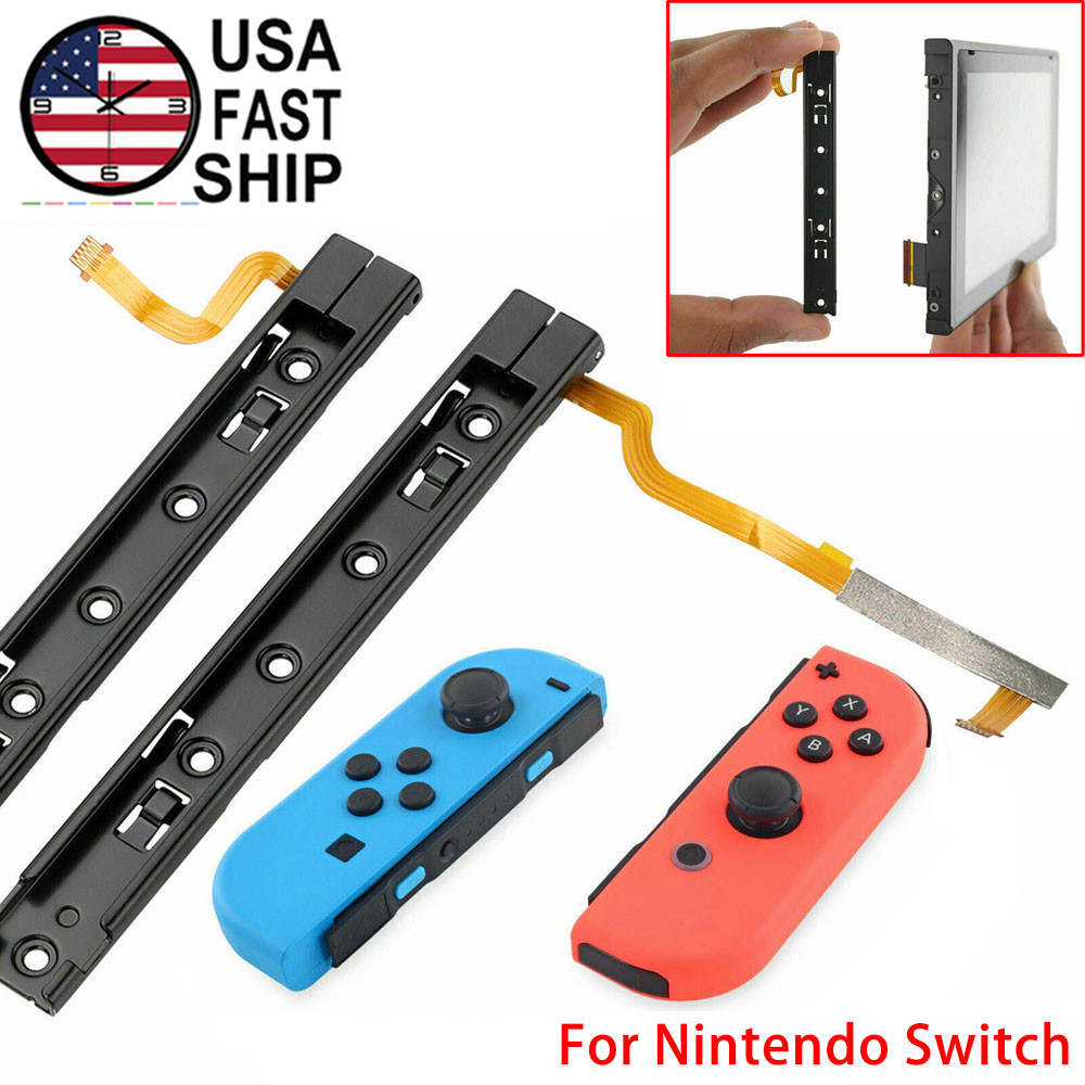 1X 2X Left Right Slider Sliding Rail Flex Cable For Nintendo Switch NS Console