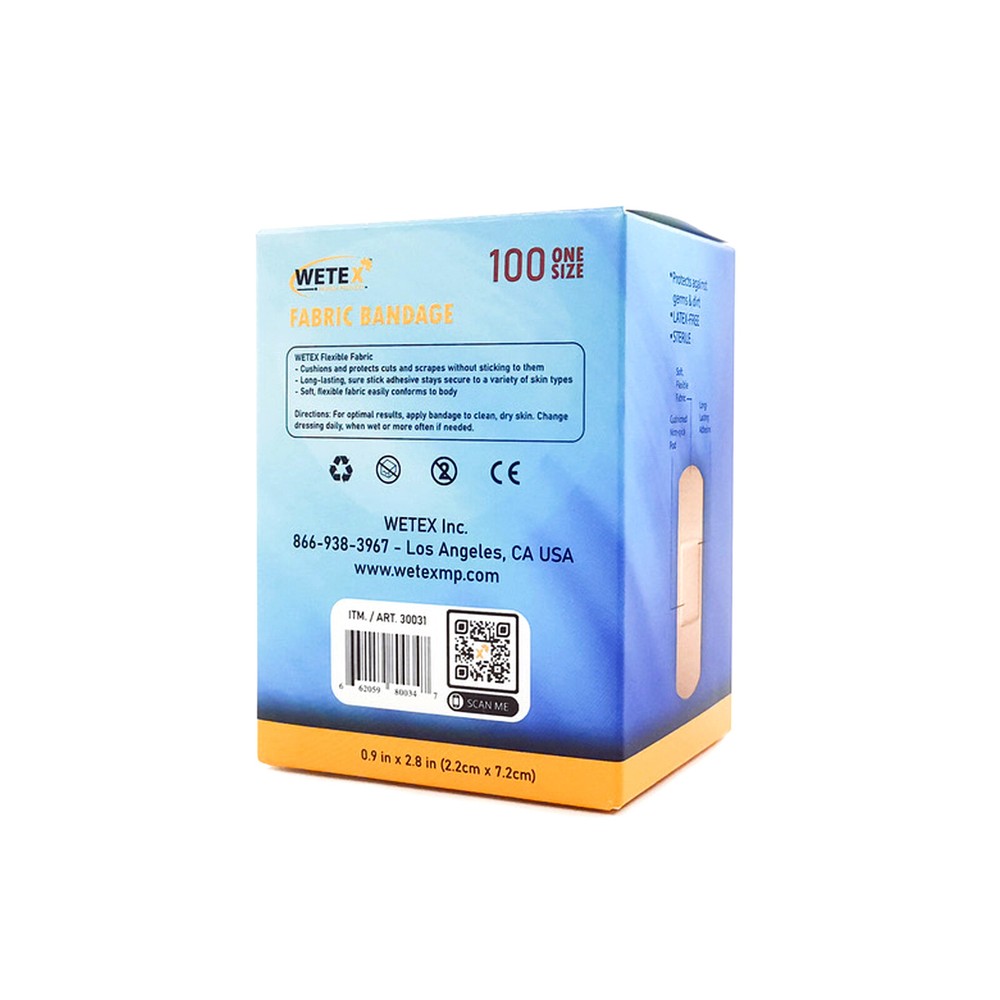 BROWN ELASTIC FABRIC ADHESIVE BANDAGES, PLASTER