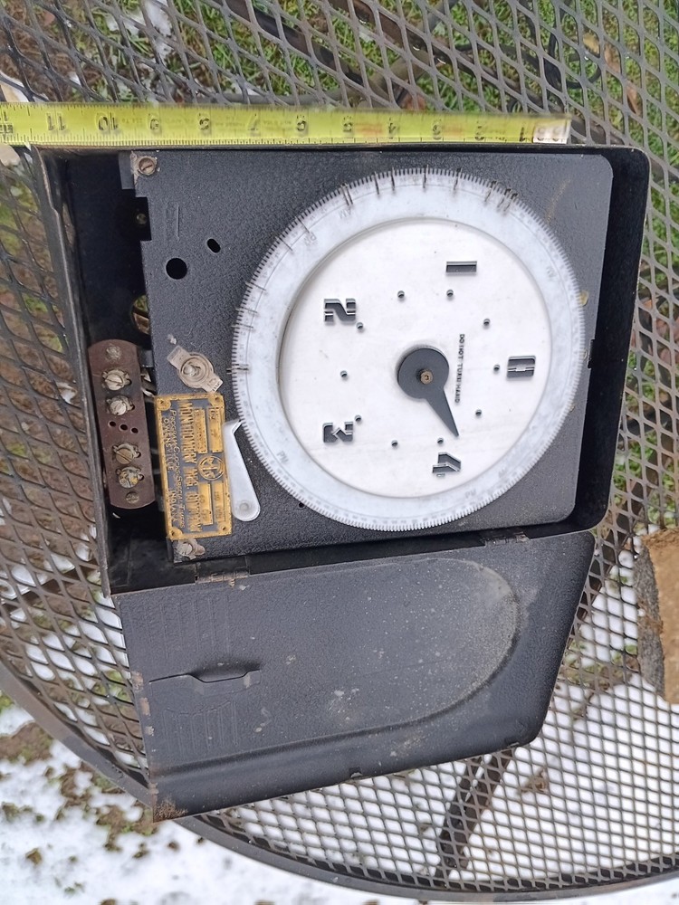 Vintage Montgomery Program Clock Special Timer Factory Industrial