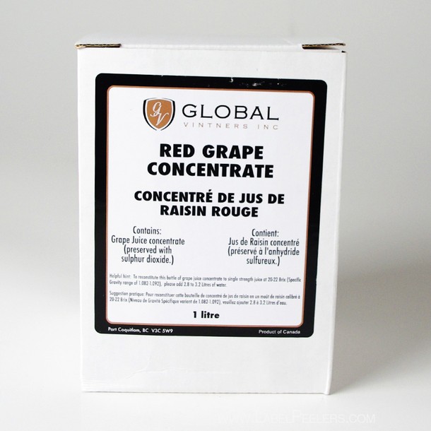 LD Carlson Red Grape Concentrate 1 L