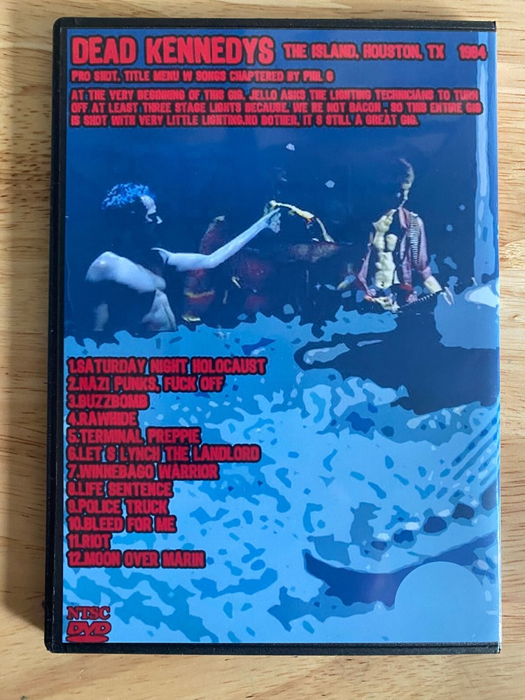 Dead Kennedys - Knock at Your Front Door Live DVD Bulk Item LOT Jello Biafra