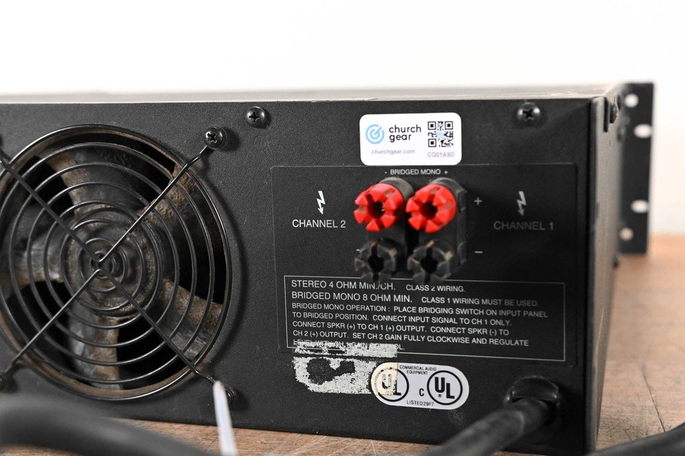 QSC MX 3000a 2-Channel Power Amplifier CG01A9D