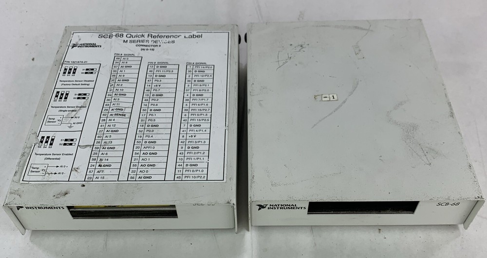 National Instruments SCB-68 Connector Block Lot