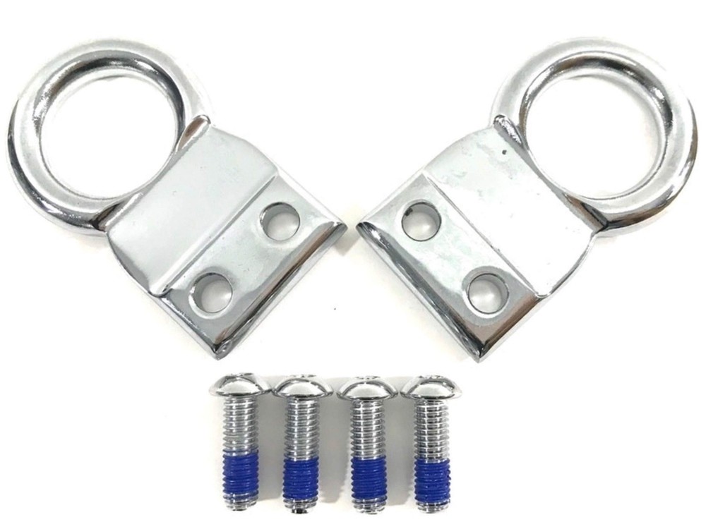 Indian Tie Down Brackets Chrome Motorcycle Roadmaster Chieftain CHROME