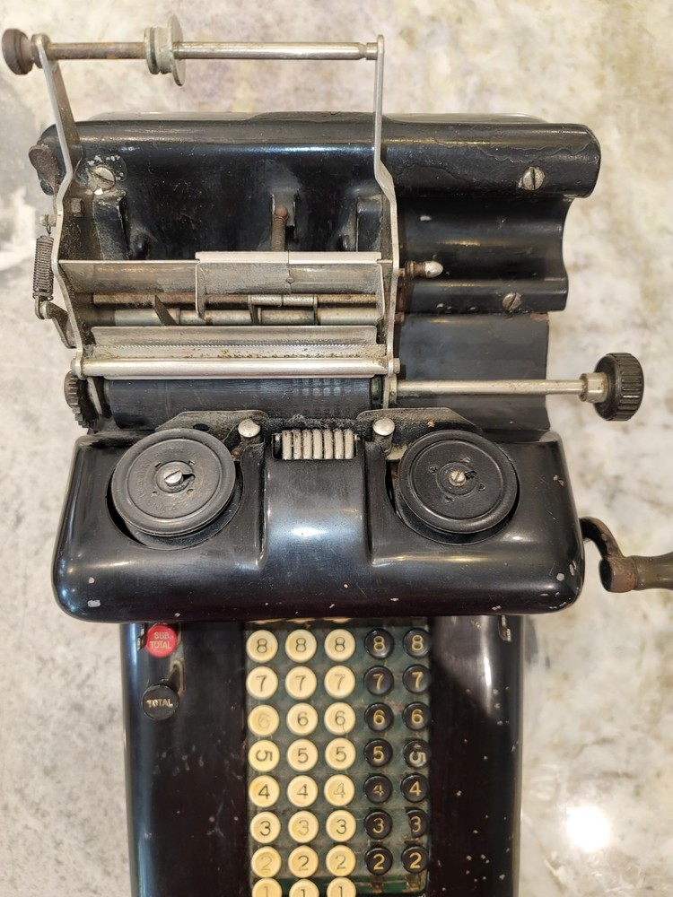 Antique 1920's Working Burroughs Class 3 Adding Machine