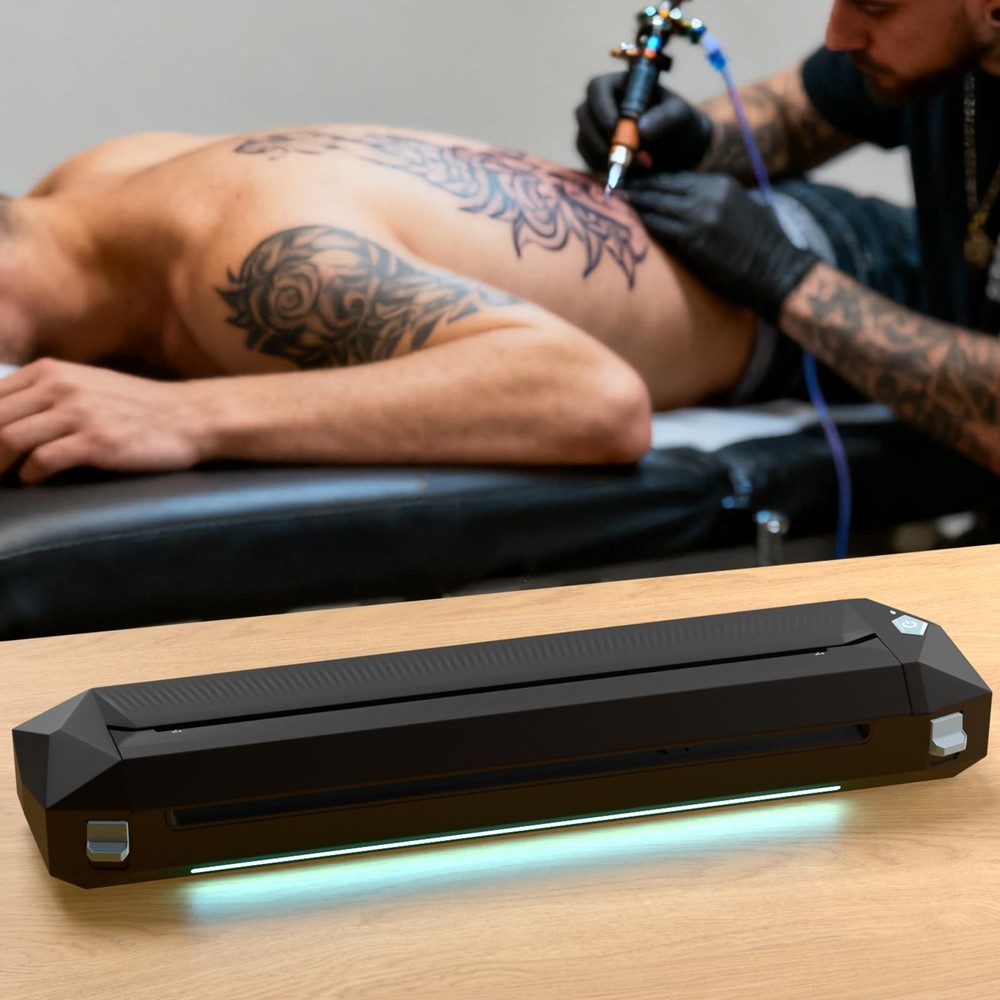 KVM Wireless Tattoo Heat Transfer Template Printer with LED Light Clear