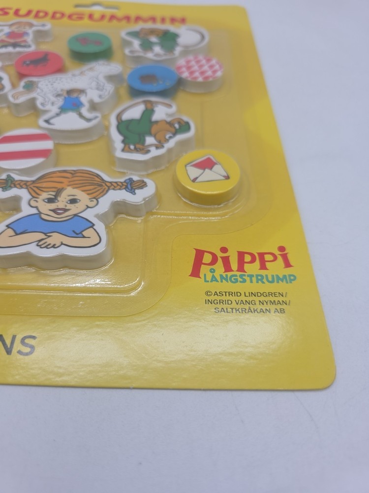 Pippy longstocking Eraser Set