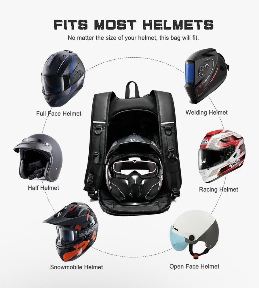 Reflective Motorcycle Backpack