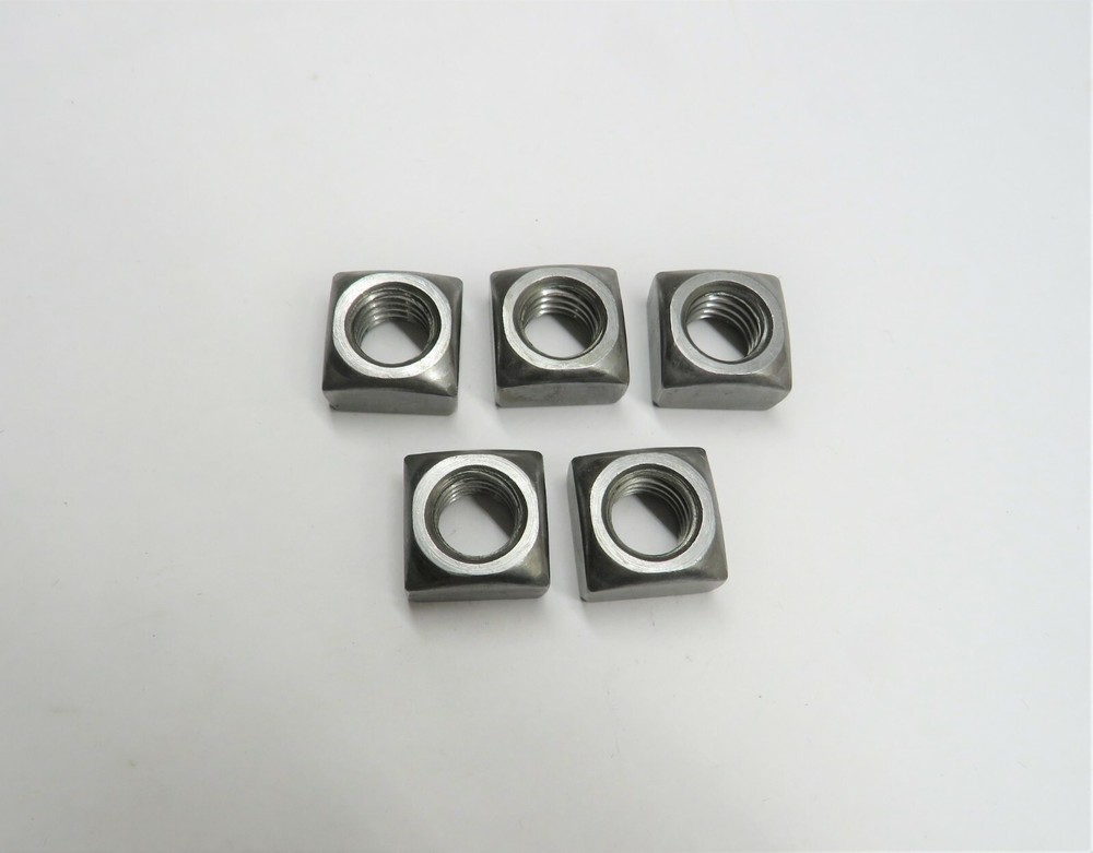 1/2"-13 2" L Square Head Nut - 5 pack
