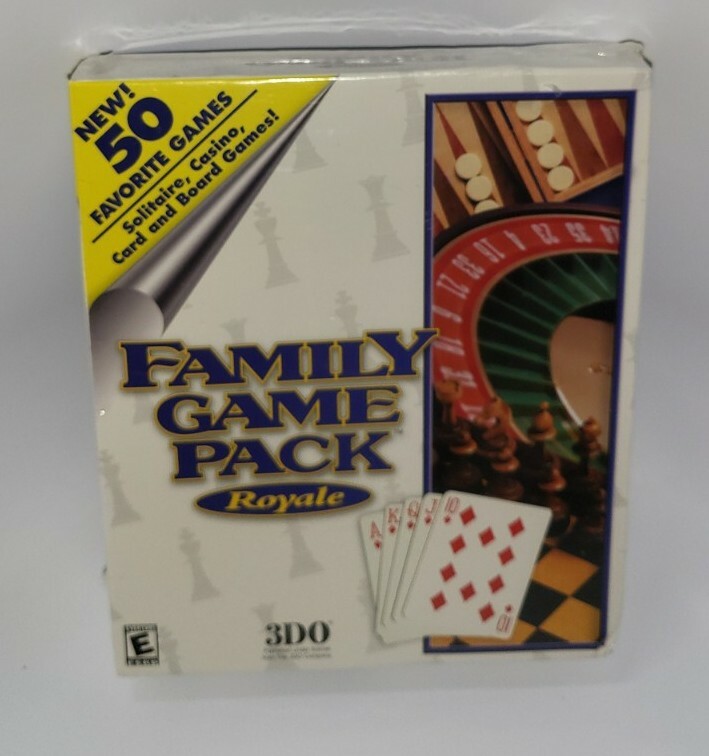 Family Game Pack Royale Greatest Hits 3DO PC CD ROM Complete Version - SEALED!