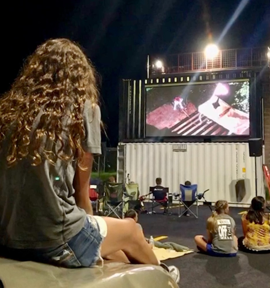 Video Screen Shipping Container