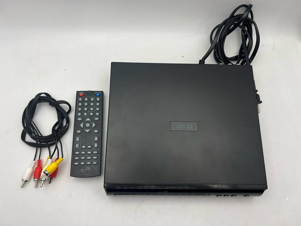 iLive D200Bi Compact DVD Player USB CD Playback 480i RCA Output + Remote Control