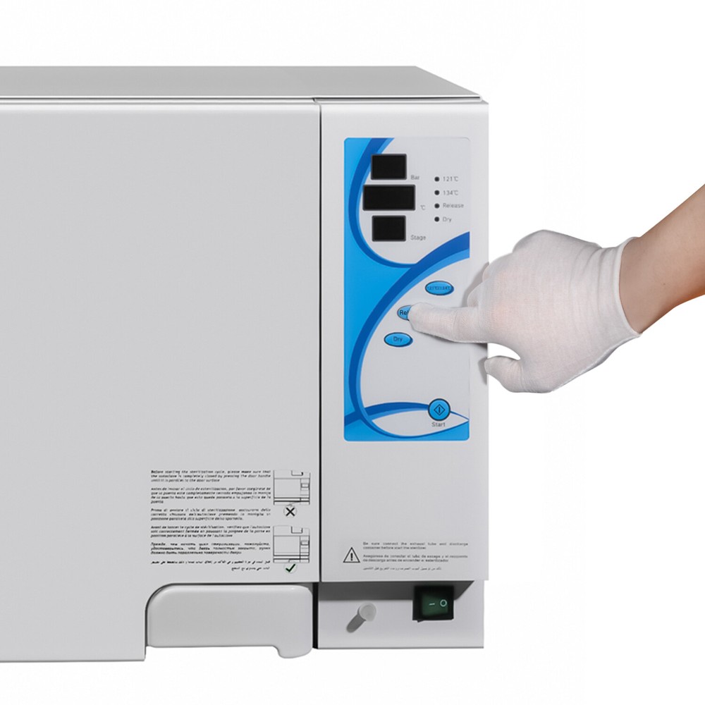 23L Automatic Dental Autoclave Steam Sterilizer Class N with Drying Function