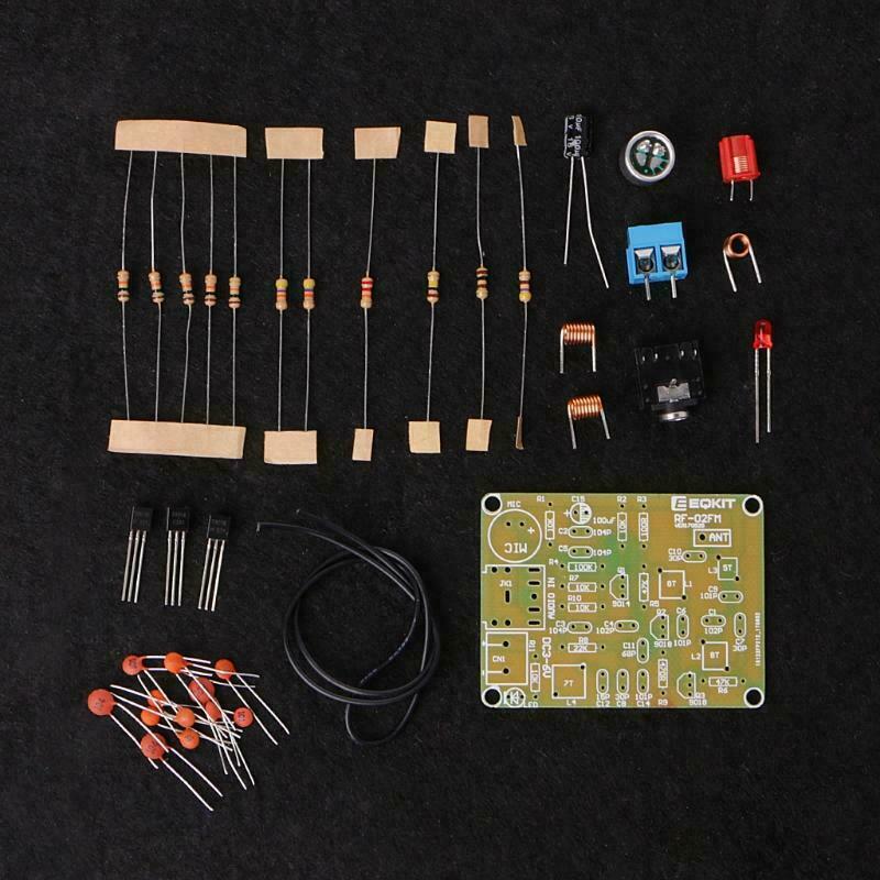 DIY Kit DC 3-6V FM Transmitter Module 88-108MHz FM Wireless Microphone Suit